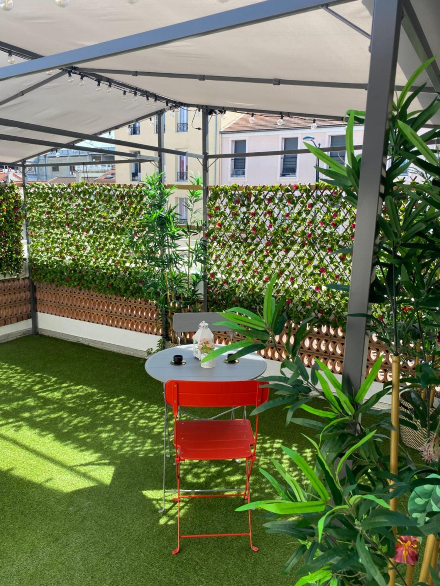 Paris-Eiffel, Bienvenue -Terrasse -Netflix Apartment Pantin Exterior photo