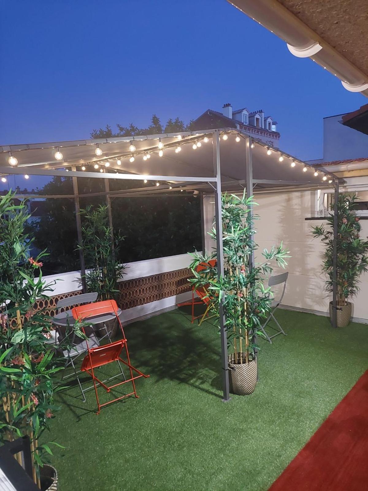 Paris-Eiffel, Bienvenue -Terrasse -Netflix Apartment Pantin Exterior photo